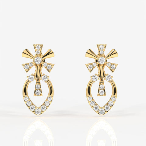 Seraphina Moissanite Diamond Sterling Silver Earrings