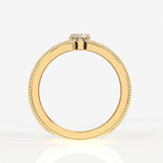 Buy Caratbazaar Regal Crown Lab Grown Diamond Men's 14K Yellow Gold Ring
