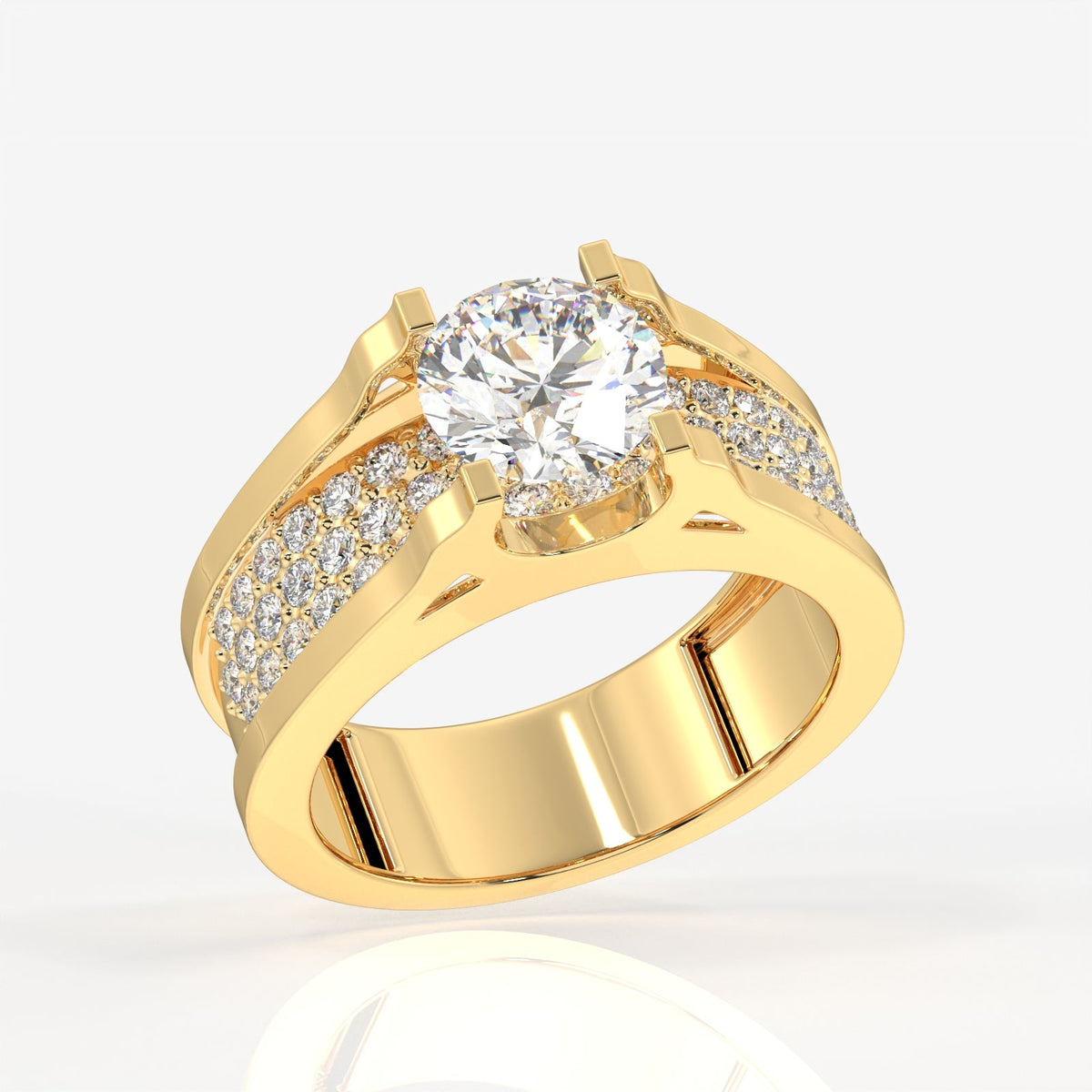 Buy Lab Grown Diamond, Bruce Men's 14k Gold Ring