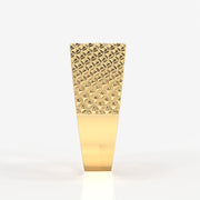 Caratbazaar Luxe Heritage Lab Grown Diamond Men's 14K Yellow Gold Ring