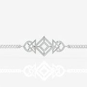Trikonya Sterling Silver Men's Bracelet