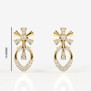 Seraphina Moissanite Diamond Sterling Silver Earrings