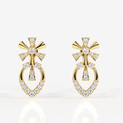 Seraphina Moissanite Diamond Sterling Silver Earrings