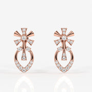 Seraphina Moissanite Diamond Sterling Silver Earrings