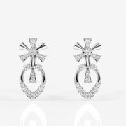 Seraphina Moissanite Diamond Sterling Silver Earrings