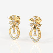 Seraphina Moissanite Diamond Sterling Silver Earrings