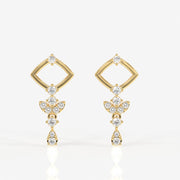 Adira Moissanite Diamond Classic Sterling Silver Earring