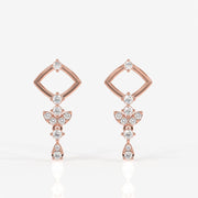 Adira Moissanite Diamond Classic Sterling Silver Earring