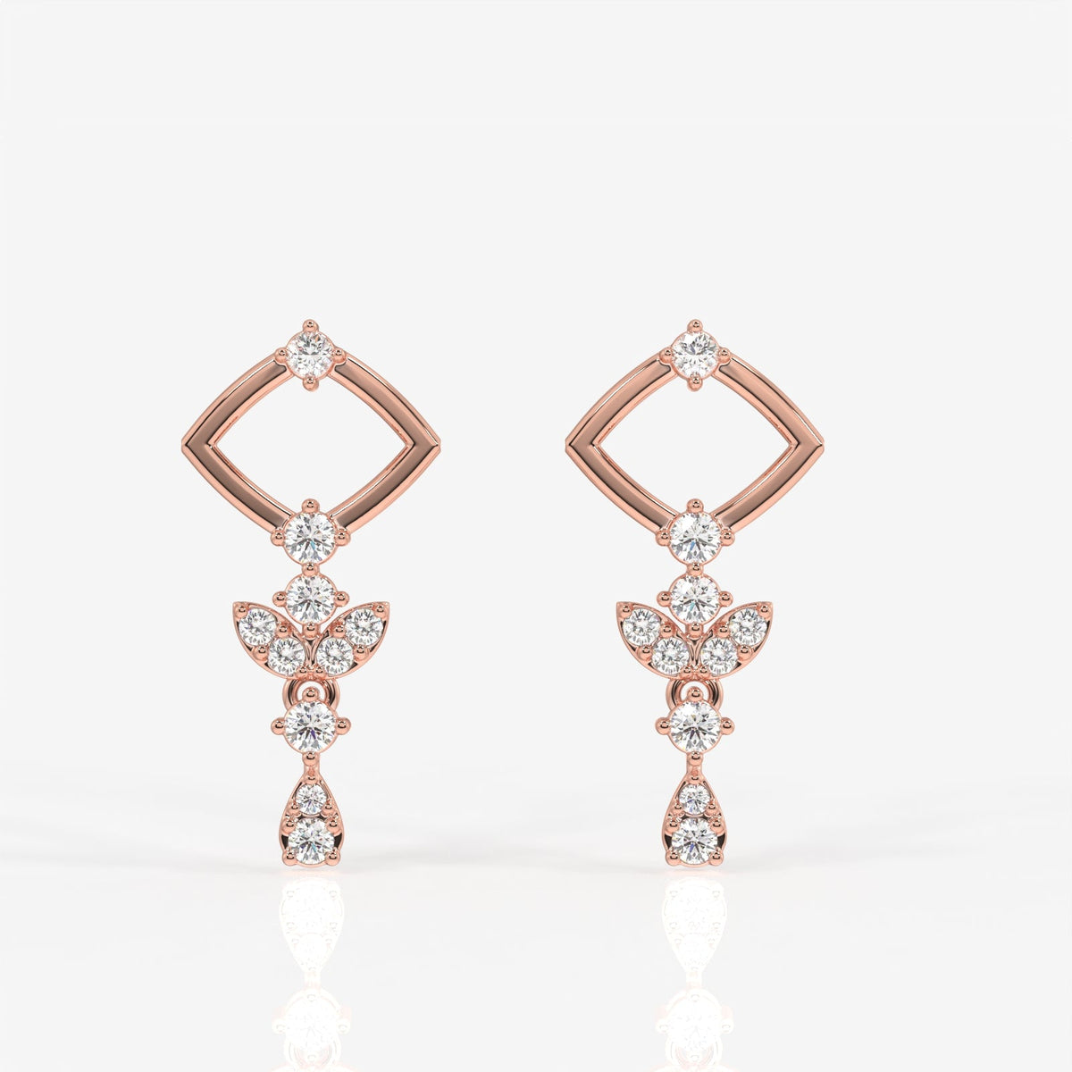 Adira Moissanite Diamond Classic Sterling Silver Earring
