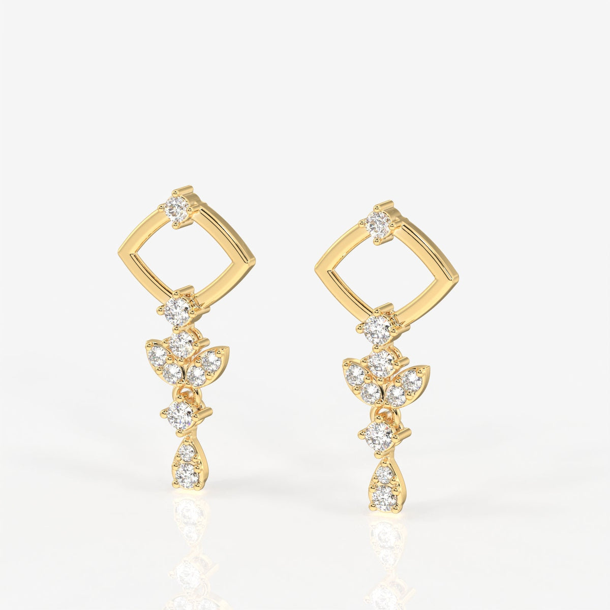 Adira Moissanite Diamond Classic Sterling Silver Earring