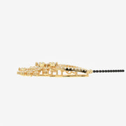 Round Cut Moissanite Diamond Women's Sterling Silver Mangalsutra