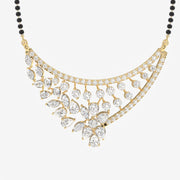 Women's Moissanite Diamond Sterling Silver Mangalsutra