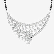 Women's Moissanite Diamond Sterling Silver Mangalsutra