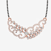 Women's Moissanite Diamond Sterling Silver Mangalsutra