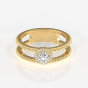 Regal Crown Lab Grown Diamond Men's 14K Yellow Gold Ring