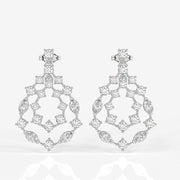 Shop Golden Vine Lab Grown Drop 14k Gold Earrings