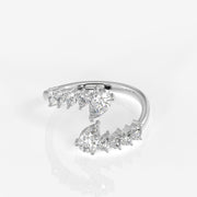 Shop Pear Cut Moissanite Diamond Daily Wear 18K Gold Ring