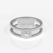 Shop Regal Crown Lab Grown Diamond Men's 14K Yellow Gold Ring