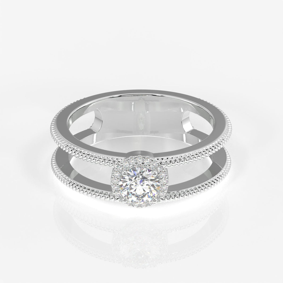 Shop Regal Crown Lab Grown Diamond Men's 14K Yellow Gold Ring